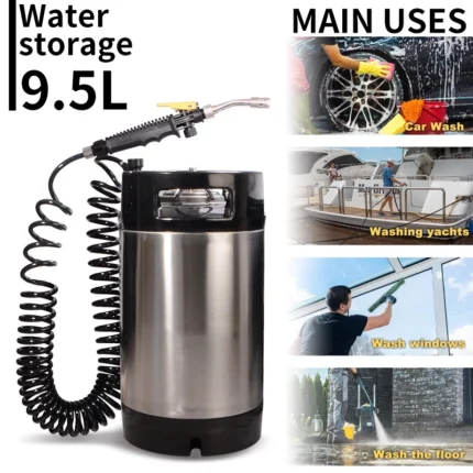 High Pressure Stainless Steel Tank PPF Pressure Keg Window Tint Sprayer for Car TPU PPF Film Cleaning